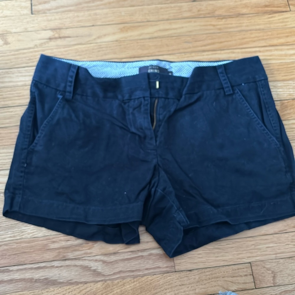J Crew Chino navy shorts. Size 4